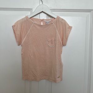 Chloe Girls Peach Short Sleeve Tee